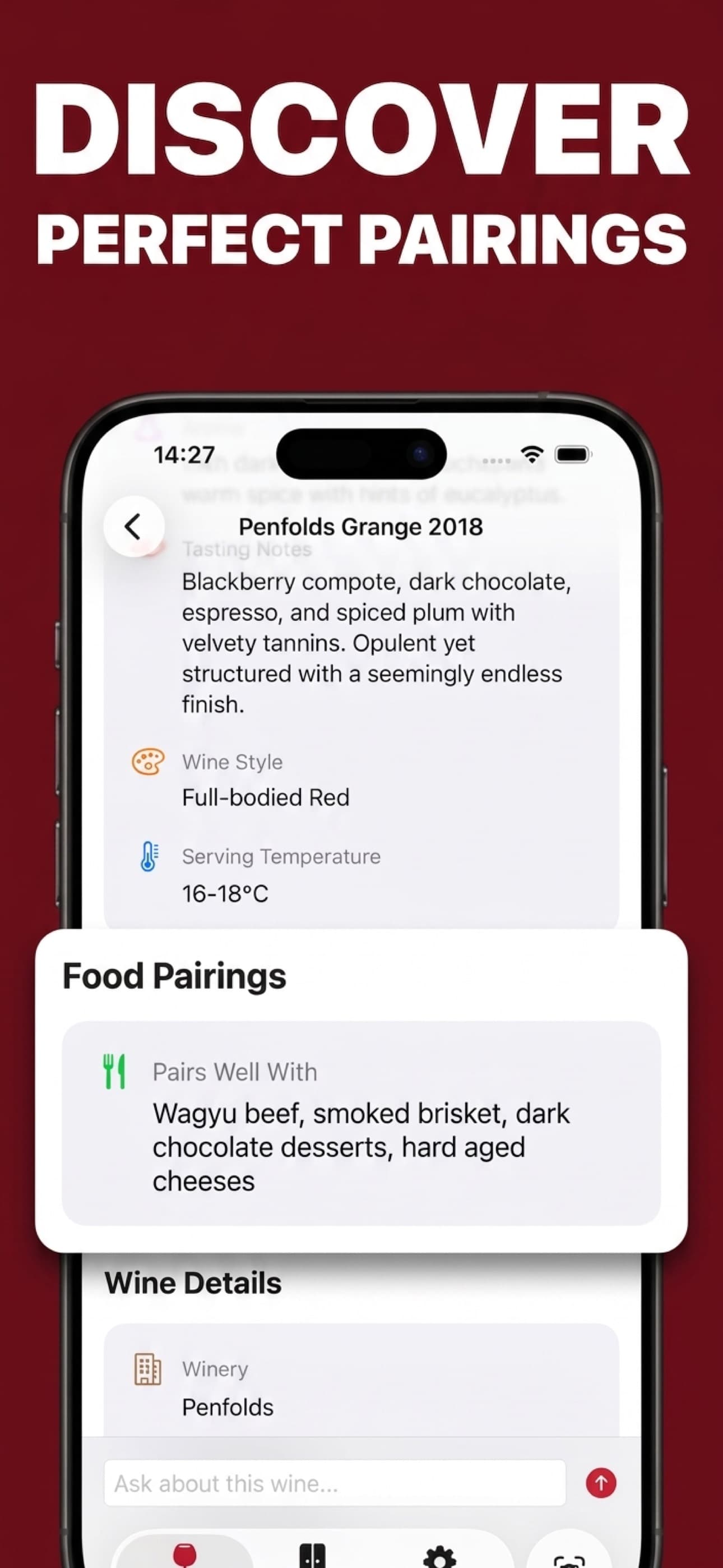 Discover perfect food pairings